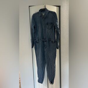 Universal Thread Blue Denim Jumpsuit